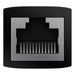 Network coupler Ethernet RJ-45 cable connector Baseus AirJoy Series 10 pcs - black - Network adapters<<<HurtelXML