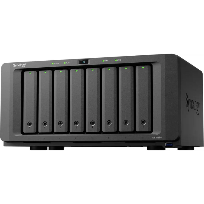 Network Storage Synology DS1825+ for 8 disks AMD Ryzen V1500B 8 GB DDR4 - Сторидж у-ва и