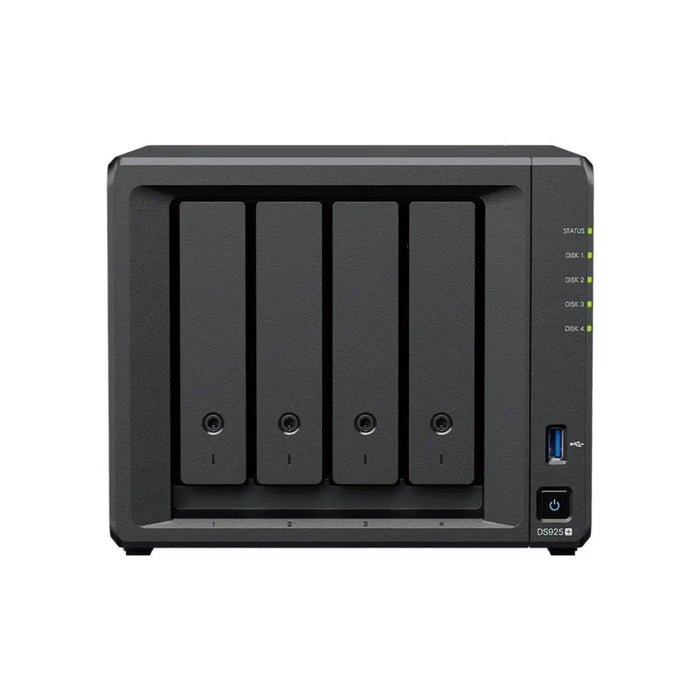 Network storage Synology NAS DS925+ for 4 drives AMD Ryzen V1500B 4GB DDR4 SODIMM - Сторидж у-ва и