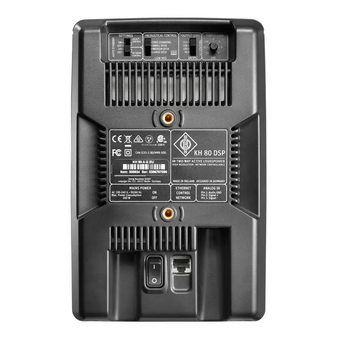 Neumann KH 80 DSP A G - active 2-way (4‘+1’) studio monitor - SpeakersNGL-GLO<<<Sound systemNGL<<<ActionPL