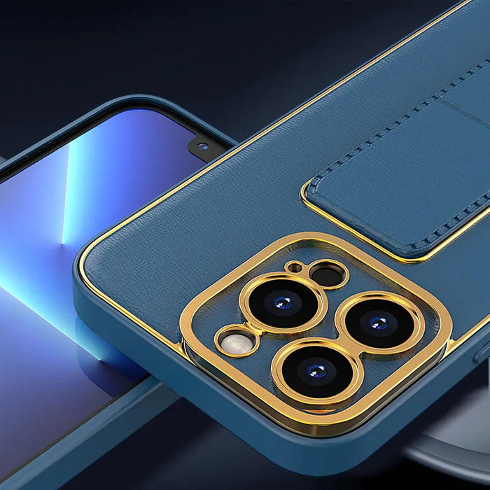 New Kickstand Case case for iPhone 13 with stand blue - Cell phone cases and covers<<<HurtelXML