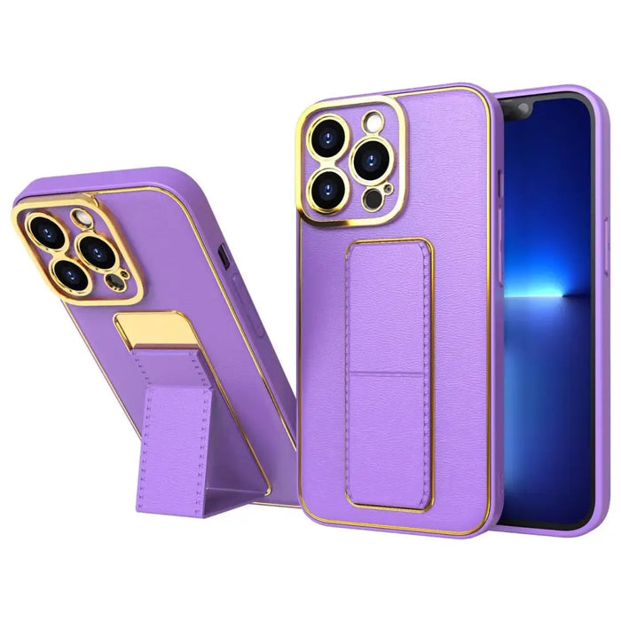 New Kickstand Case case for iPhone 13 with stand purple - Cell phone cases and covers<<<HurtelXML