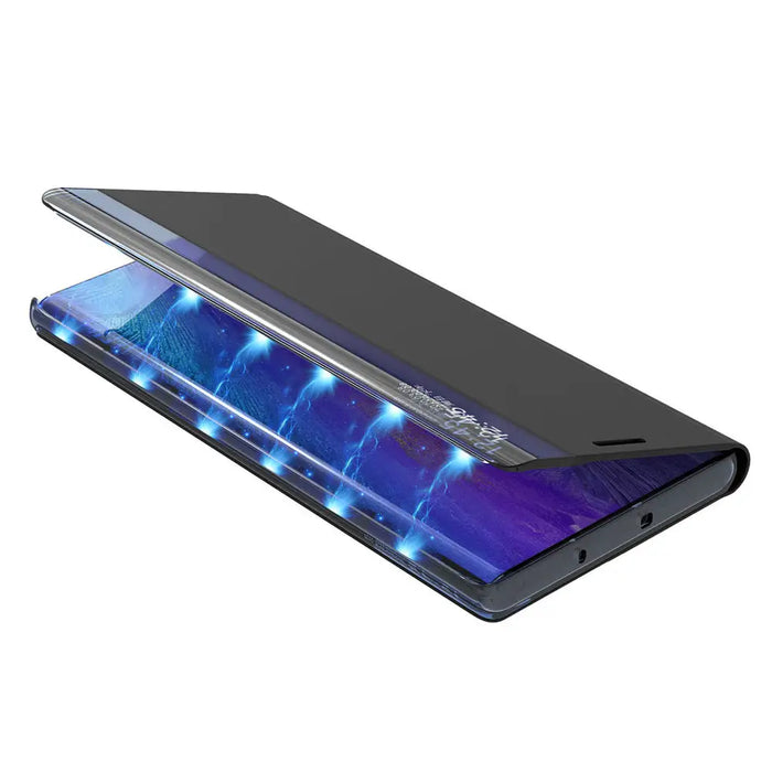 New Sleep Case for Samsung Galaxy A14 cover with flip stand black - Cell phone cases and covers<<<HurtelXML