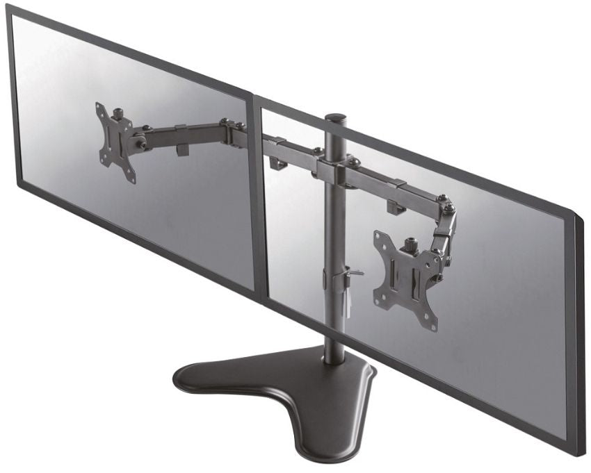 Neomounts Flat Screen Desk Mount (stand) for 2 Monitor Screens