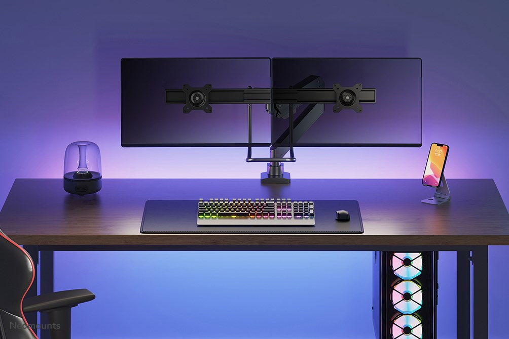 Neomounts Monitor arm 10-32" - gas spring - Topfix - 180°-stop