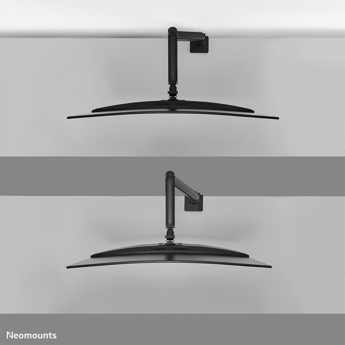 Neomounts Next Core Desk Mount 1 Ultra Wide Curved screen (topfix clamp & grommet)