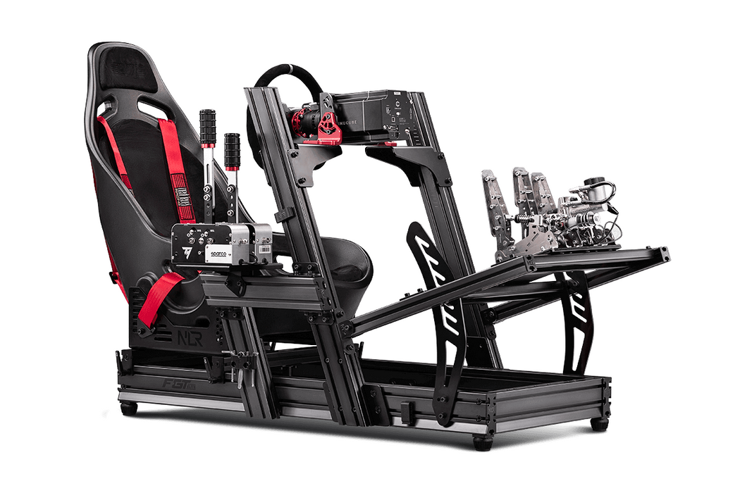 Next Level Racing F-GT Elite Cockpit Simulator - Front and Side Mount Edition