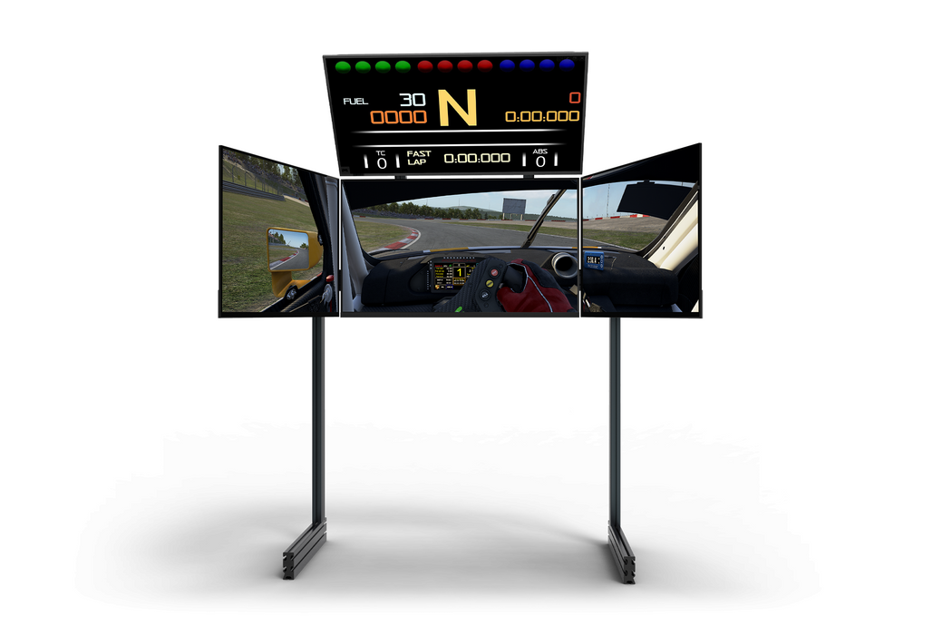 Monitor stand Next Level Racing Elite Freestanding Quad Monitor Stand Carbon Grey