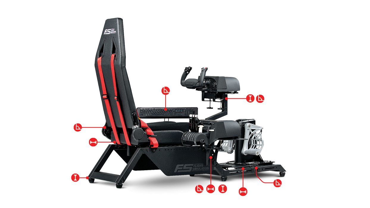 Next Level Racing Flight Simulator Gaming Chair