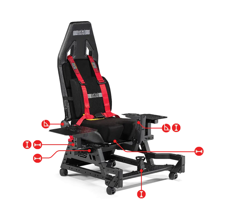 Flight simulator seat Next Level Racing Flight Seat Pro
