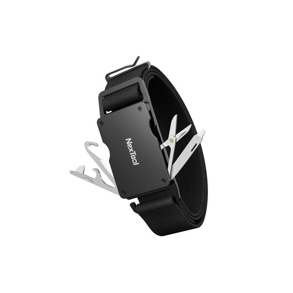 Tactical belt for trousers with multifunctional NexTool Belt P50 multitool buckle