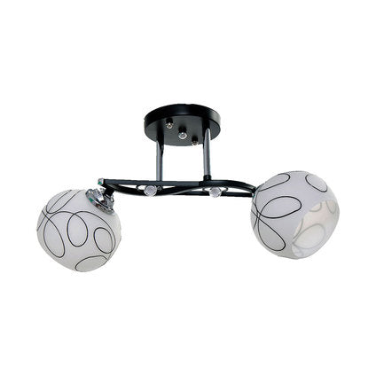 CELTIC CHANDELIER CHROME/BLACK 2XE27 30W NG