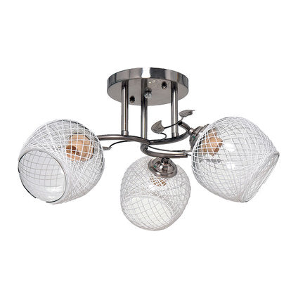 CHANDELIER MATT 40W 3XE27 MAT/CHROME NG