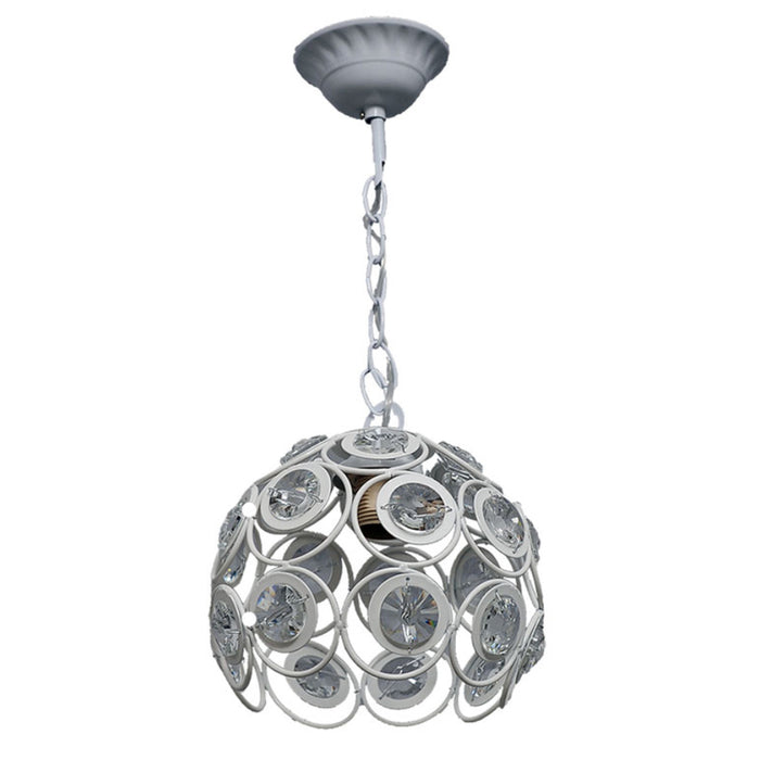 PENDANT CRYSTAL WHITE NG