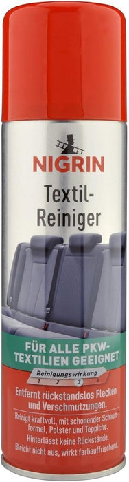 NIGRIN TEXTILE CLEANER 300ML Почистване на текстил