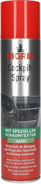 NIGRIN COCKPIT SPRAY APPLE 400ML Спрей за табло Ябълка