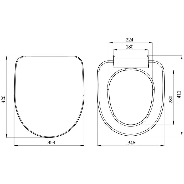 WC SEAT NIKIPLAST IRIS