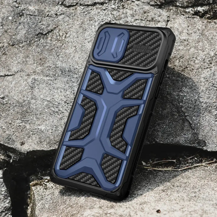 Nillkin Adventruer Case case for iPhone 13 Pro armored cover with camera cover blue - Cell phone cases