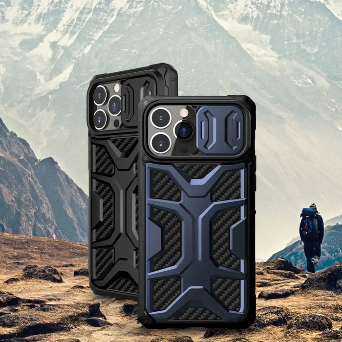 Nillkin Adventruer Case case for iPhone 13 Pro armored cover with camera cover blue - Cell phone cases