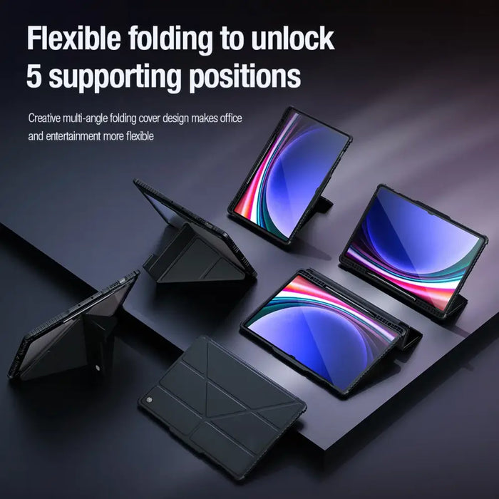 Nillkin Bumper Leather Case Pro case for Samsung Galaxy Tab S9 Ultra - black - Cell phone cases and covers<<<HurtelXML