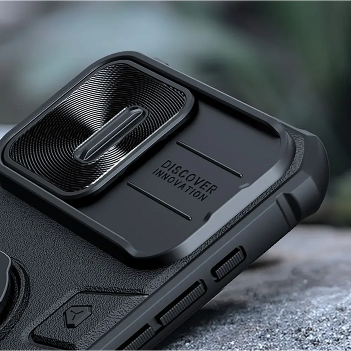 Nillkin CamShield Armor Case for iPhone 15 Pro Max - Black - Cell phone cases and covers<<<HurtelXML
