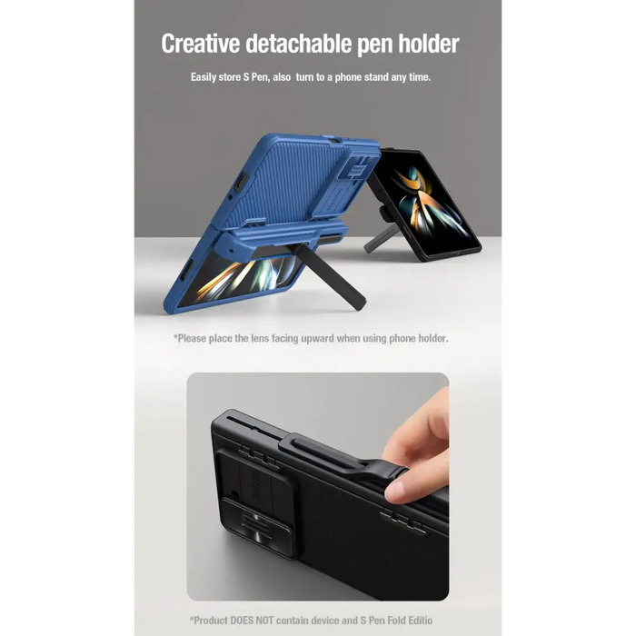Nillkin CamShield Fold Case for Samsung Galaxy Z Fold 5 with additional stylus holder - black - Cell phone cases