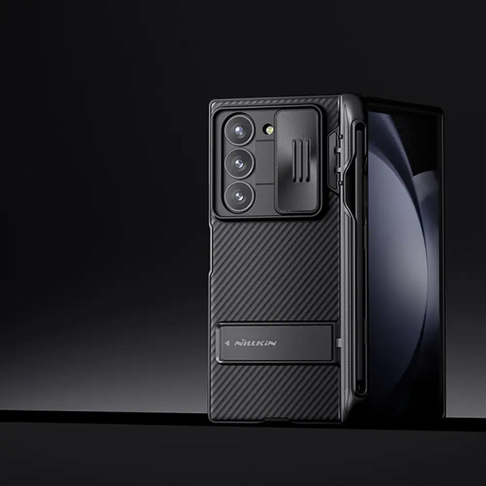 Nillkin CamShield Fold Case for Samsung Galaxy Z Fold 6 5G with Stylus Holder - Black - Cell phone cases