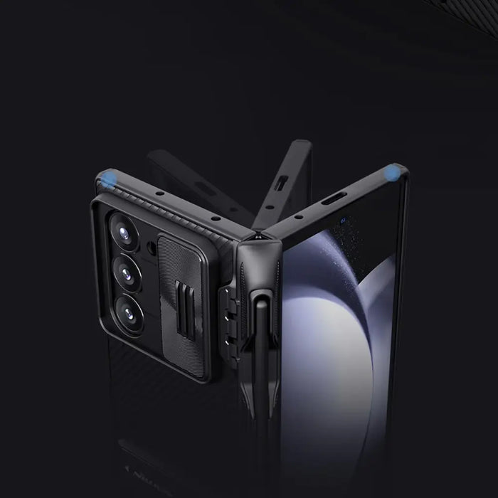 Nillkin CamShield Fold Case for Samsung Galaxy Z Fold 6 5G with Stylus Holder - Black - Cell phone cases