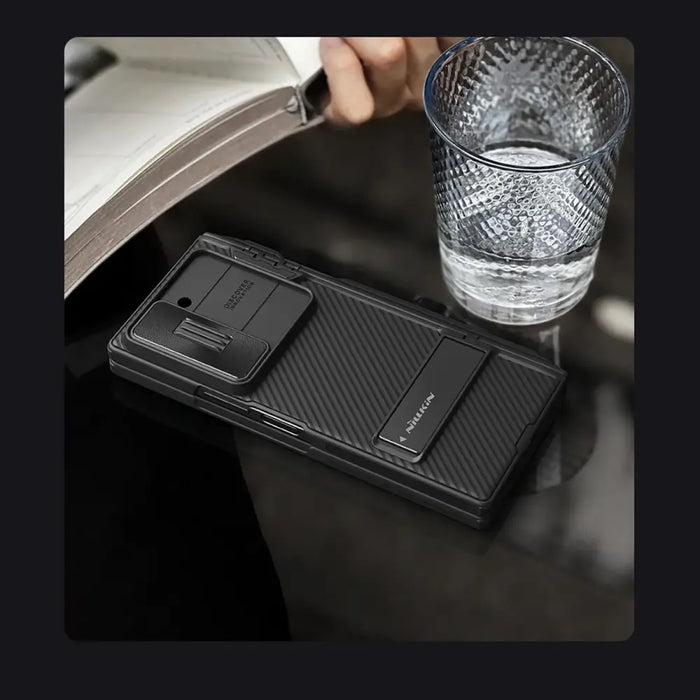 Nillkin CamShield Fold Case for Samsung Galaxy Z Fold 6 5G with Stylus Holder - Black - Cell phone cases