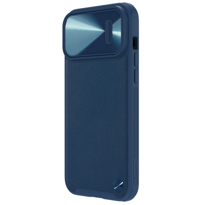 Nillkin CamShield Leather S Case iPhone 14 Pro case with camera cover blue - Cell phone cases and covers<<<HurtelXML