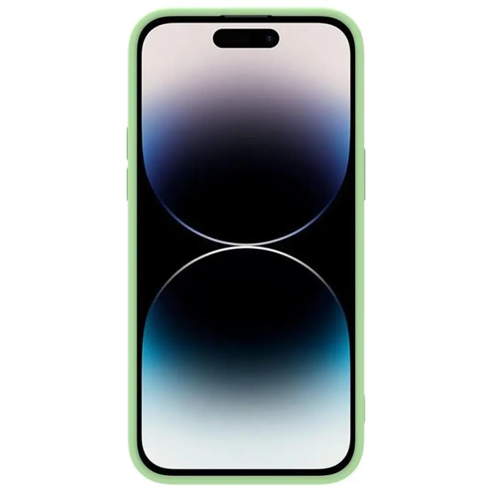 Nillkin CamShield Magnetic Silicone Case iPhone 14 Pro Max Magnetic MagSafe Cover with Camera Protector Green - Cell