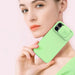 Nillkin CamShield Magnetic Silicone Case iPhone 14 Pro Max Magnetic MagSafe Cover with Camera Protector Green - Cell