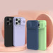 Nillkin CamShield Magnetic Silicone Case iPhone 14 Pro Max Magnetic MagSafe Cover with Camera Protector Green - Cell
