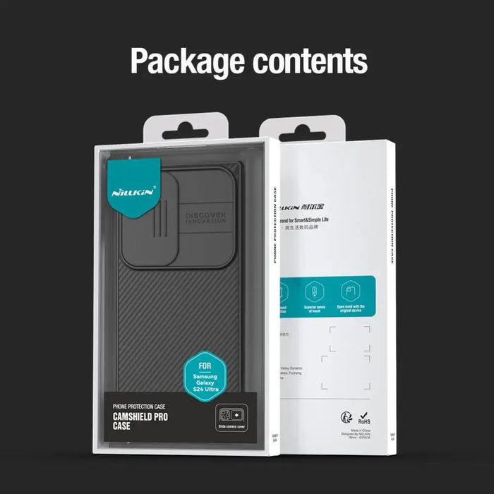 Nillkin CamShield Pro armored case with camera protector for Samsung Galaxy S24 Ultra - blue - Cell phone cases