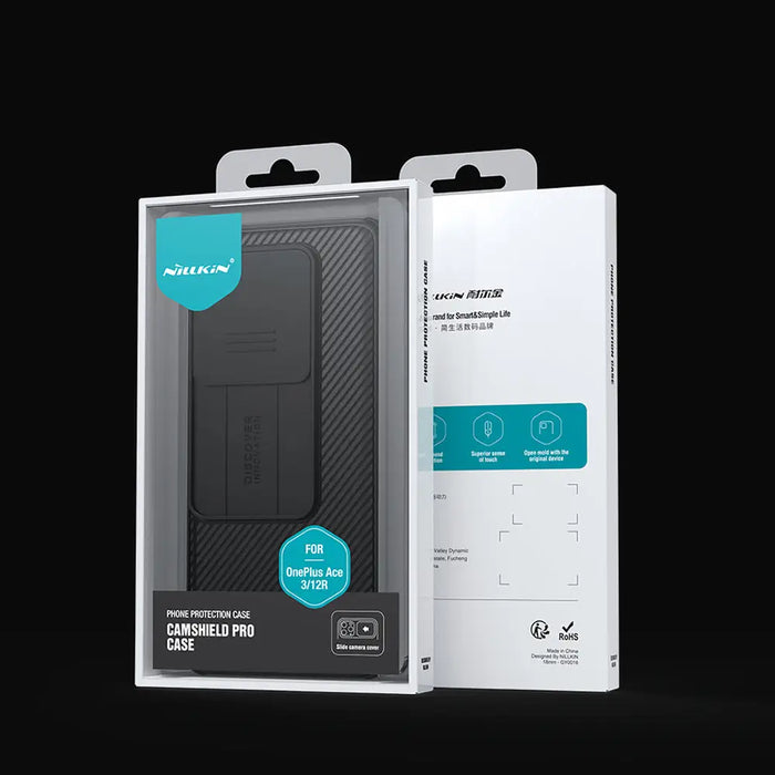 Nillkin CamShield Pro Case for OnePlus Ace 3 / 12R - Black - Cell phone cases and covers<<<HurtelXML