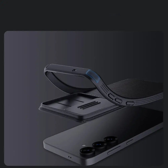 Nillkin CamShield Pro Case for Samsung Galaxy S25 with Camera Cover - Black - Cell phone cases and covers<<<HurtelXML