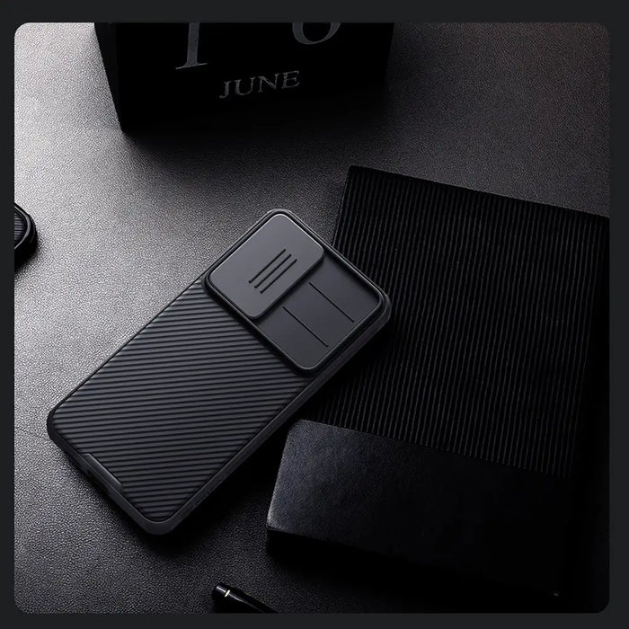 Nillkin CamShield Pro Case for Samsung Galaxy S25 with Camera Cover - Black - Cell phone cases and covers<<<HurtelXML