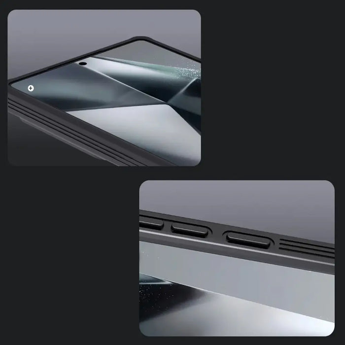 Nillkin CamShield Pro Case for Samsung S25 Ultra with Camera Cover - Black - Cell phone cases and covers<<<HurtelXML