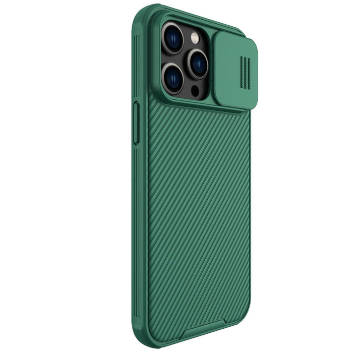 Nillkin CamShield Pro Case iPhone 14 Pro Max Armored Cover Camera Protector Green - Cell phone cases