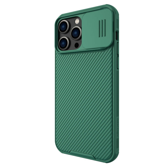 Nillkin CamShield Pro Case iPhone 14 Pro Max Armored Cover Camera Protector Green - Cell phone cases