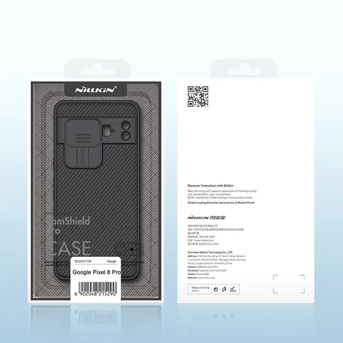 Nillkin CamShield Pro Case with Camera Cover for Google Pixel 8 Pro - Blue - Cell phone cases and covers<<<HurtelXML