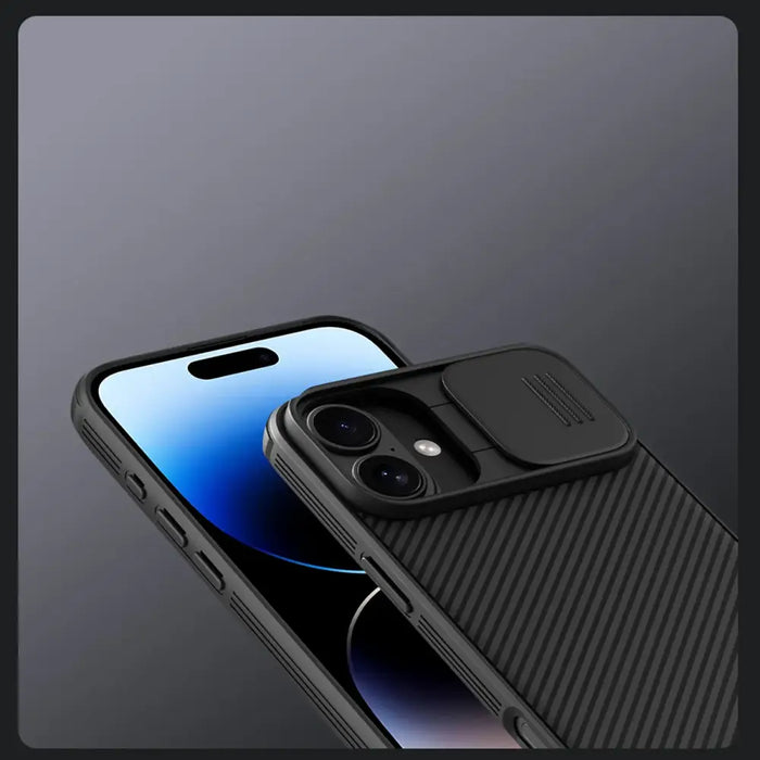 Nillkin CamShield Pro iPhone 16 Case (black) - Cell phone cases and covers<<<HurtelXML&&&Protective cases