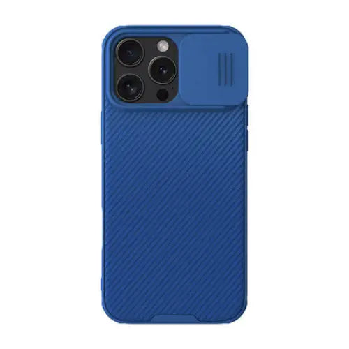 Nillkin CamShield Pro iPhone 16 Pro Max Case (blue) - Protective cases for smartphones<<<Cases<<<GSM