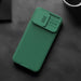 Nillkin CamShield Pro Magnetic Case for iPhone 15 Pro Max with Camera Protector - Green - Cell phone cases