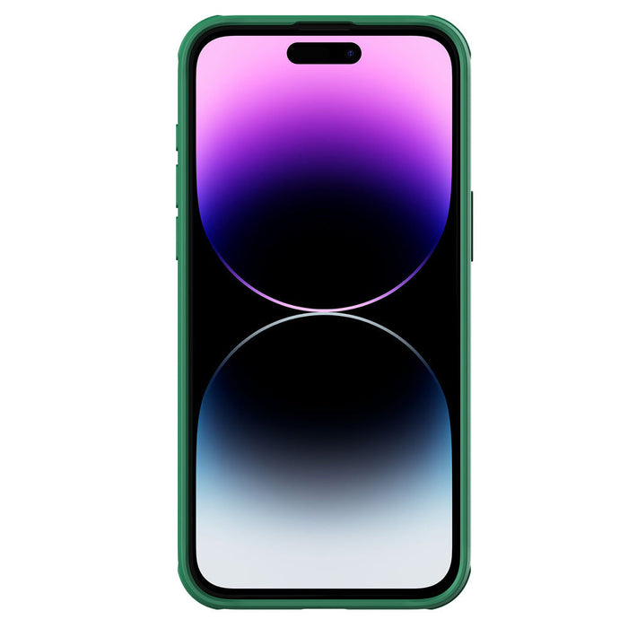 Nillkin CamShield Pro Magnetic Case for iPhone 15 Pro Max with Camera Protector - Green - Cell phone cases