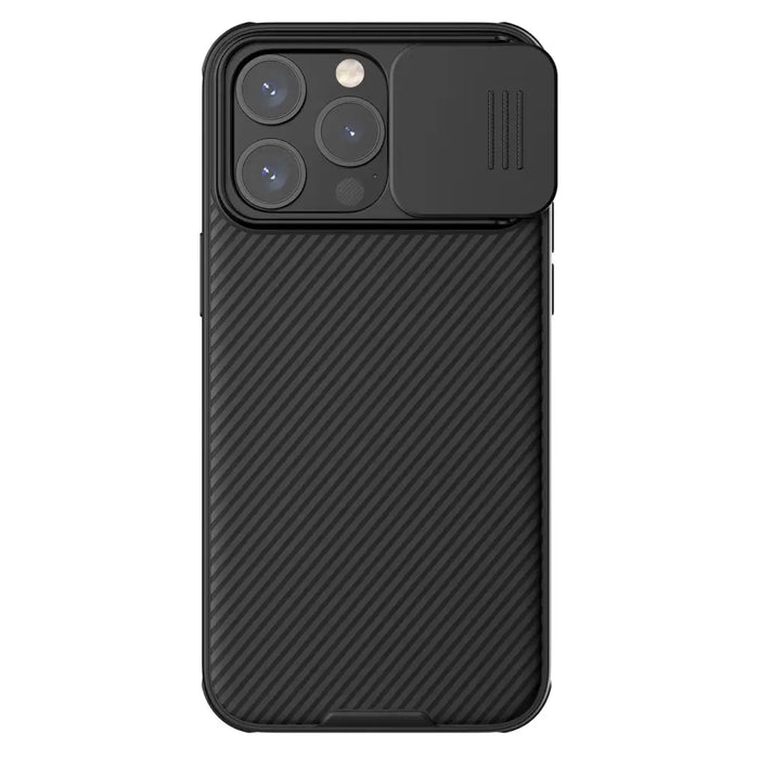 Nillkin CamShield Pro Magnetic Case for iPhone 15 Pro Max with Camera Protector - Black - Cell phone cases