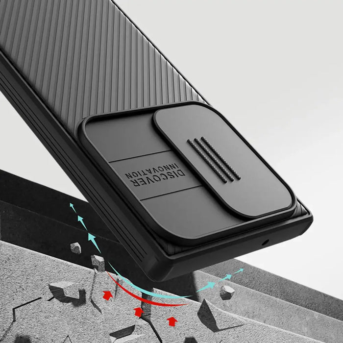 Nillkin CamShield Pro Magnetic Case Case for Samsung Galaxy S23 Ultra Magnetic MagSafe with Camera Protector Black