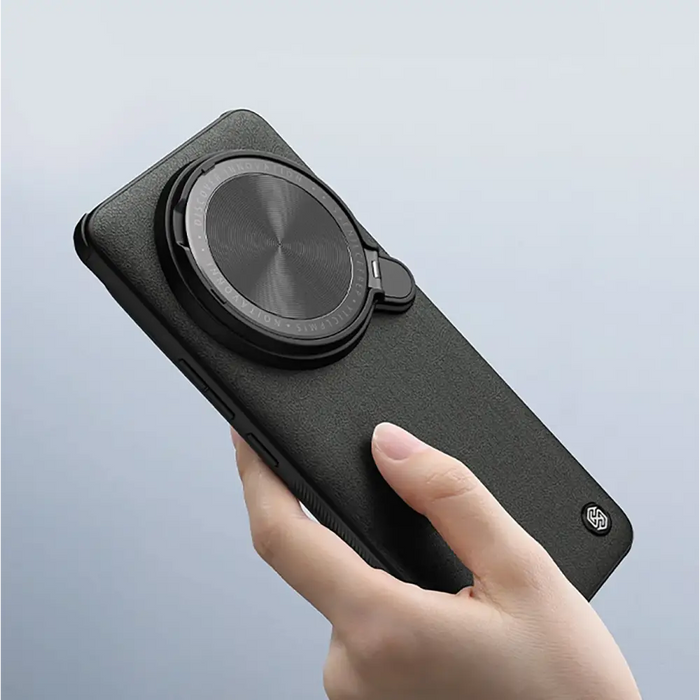 Nillkin CamShield Prop Leather Magnetic Case for Xiaomi 14 Ultra - black - Cell phone cases and covers<<<HurtelXML