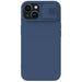 Nillkin CamShield Silky Silicone Case iPhone 14 case cover with camera cover blue - Cell phone cases