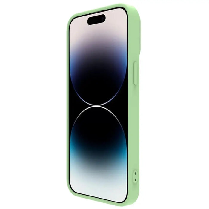 Nillkin CamShield Silky Silicone Case iPhone 14 Pro Max case with camera cover green - Cell phone cases